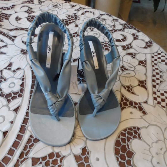 Zara Blue Women's Sandals - Picture 2 of 6